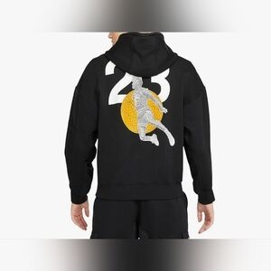 Nike Jordan 23 Engineered Pullover Hoodie Black Men's Sz MEDIUM